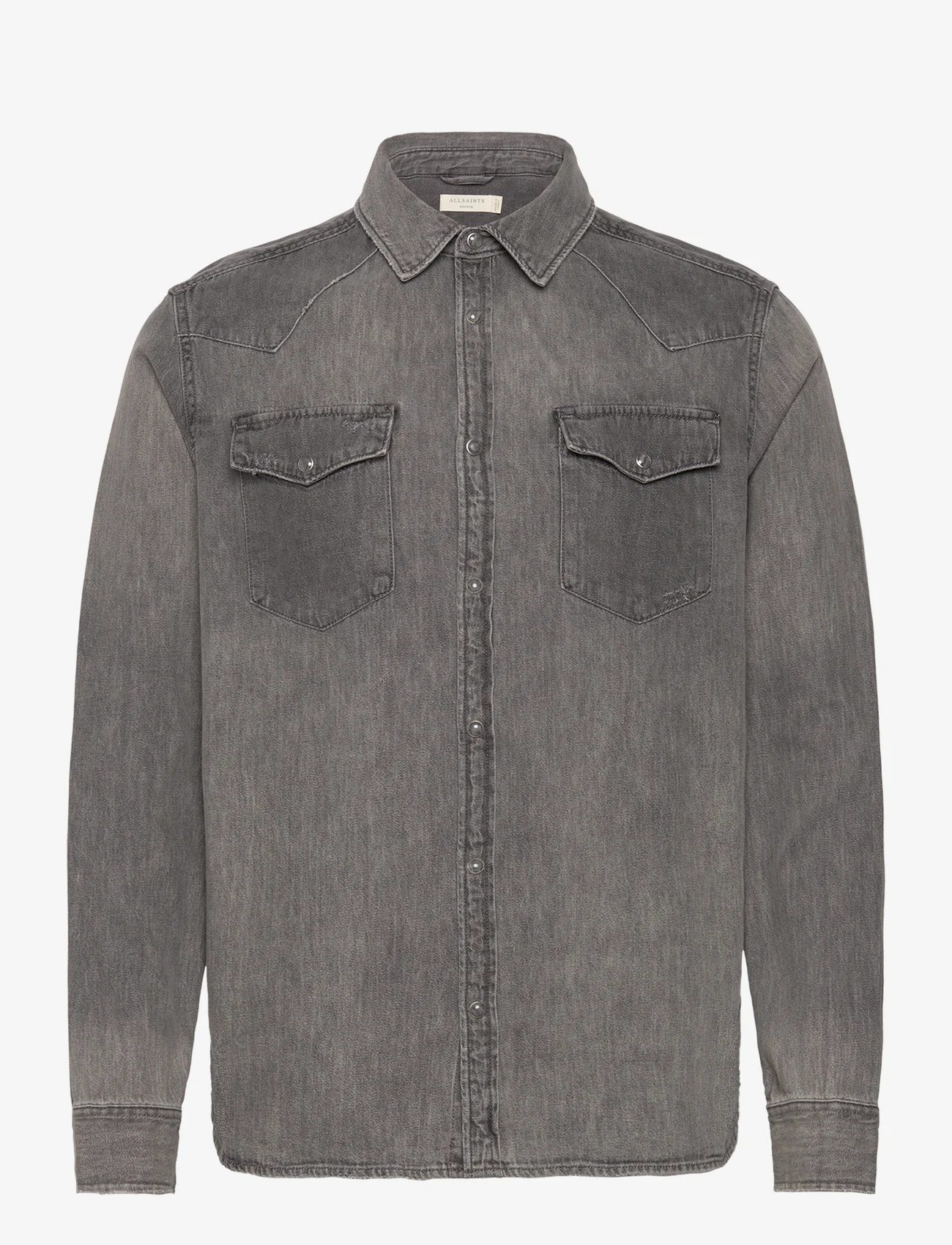 AllSaints - ORBIT SHIRT - basic shirts - washed grey - 0