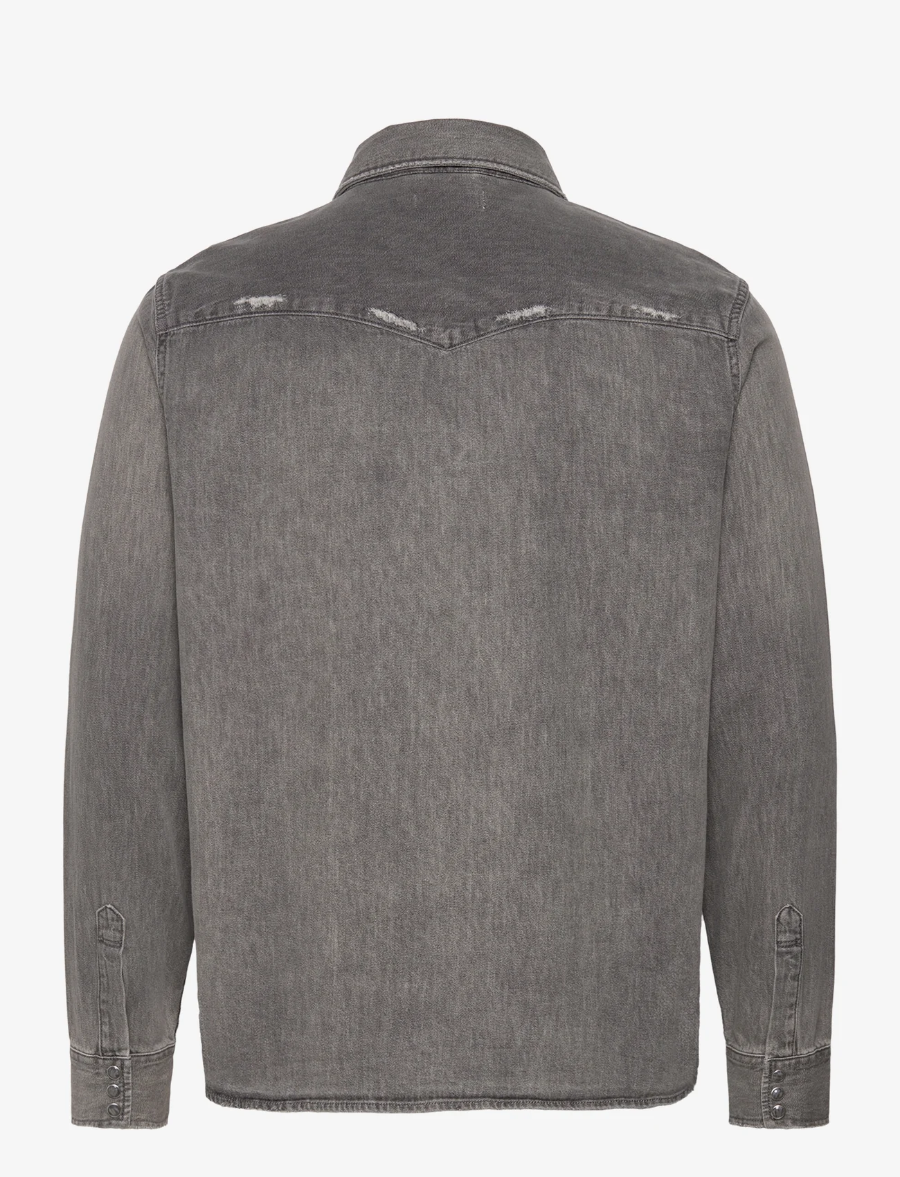 AllSaints - ORBIT SHIRT - podstawowe koszulki - washed grey - 1