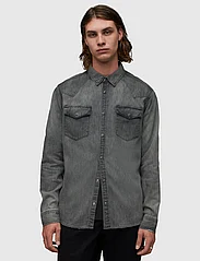 AllSaints - ORBIT SHIRT - podstawowe koszulki - washed grey - 7