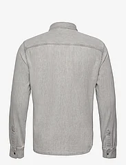 AllSaints - gleason ls shirt - chemises en jean - grey - 1