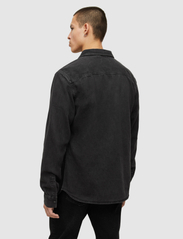 AllSaints - gleason ls shirt - jeanshemden - washed black - 5