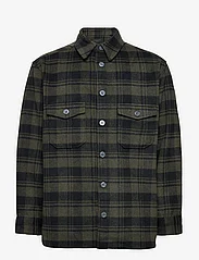 AllSaints - ASBURY LS SHIRT - rutiga skjortor - khaki green - 0