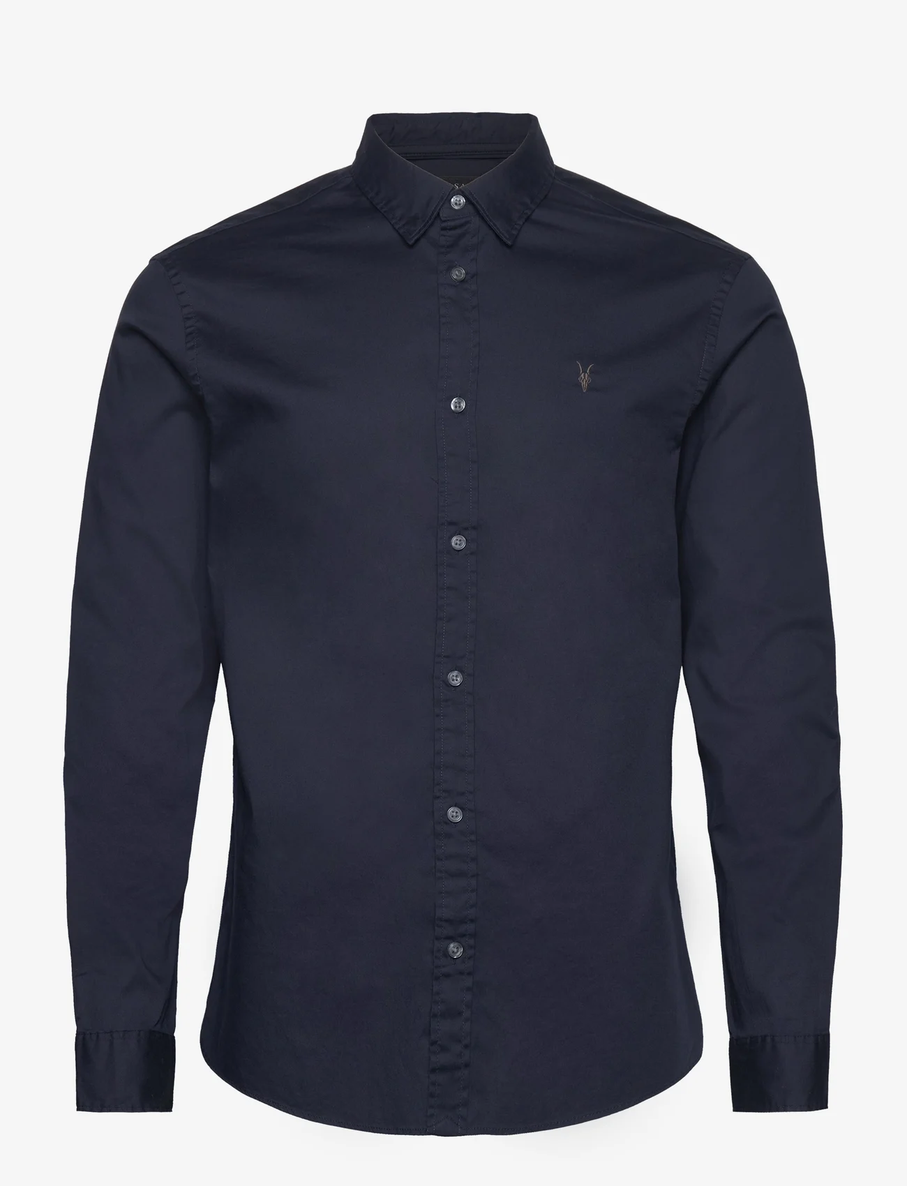 AllSaints - HAWTHORNE LS SHIRT - avslappede skjorter - dark navy blue - 0