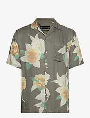 AllSaints - ALAMEIN SS SHIRT - short-sleeved shirts - khaki green - 0