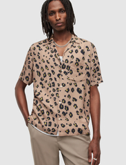 AllSaints - MANADO SS SHIRT - short-sleeved shirts - beige - 3