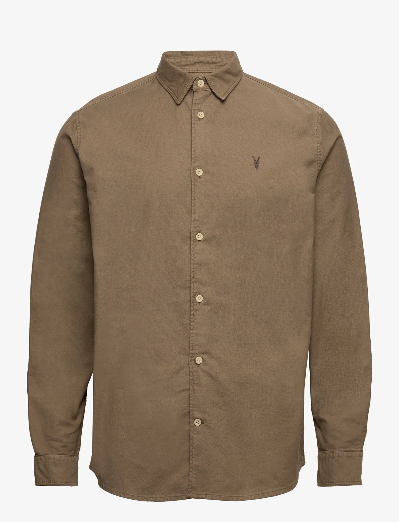AllSaints - HERMOSA LS SHIRT - basic skjorter - worn brown - 0