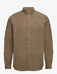 AllSaints - HERMOSA LS SHIRT - basic skjorter - worn brown - 0