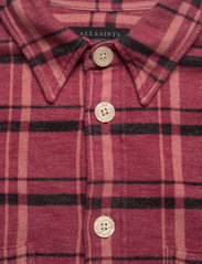 AllSaints - OLANCHA LS SHIRT - geruite overhemden - magenta pink - 7