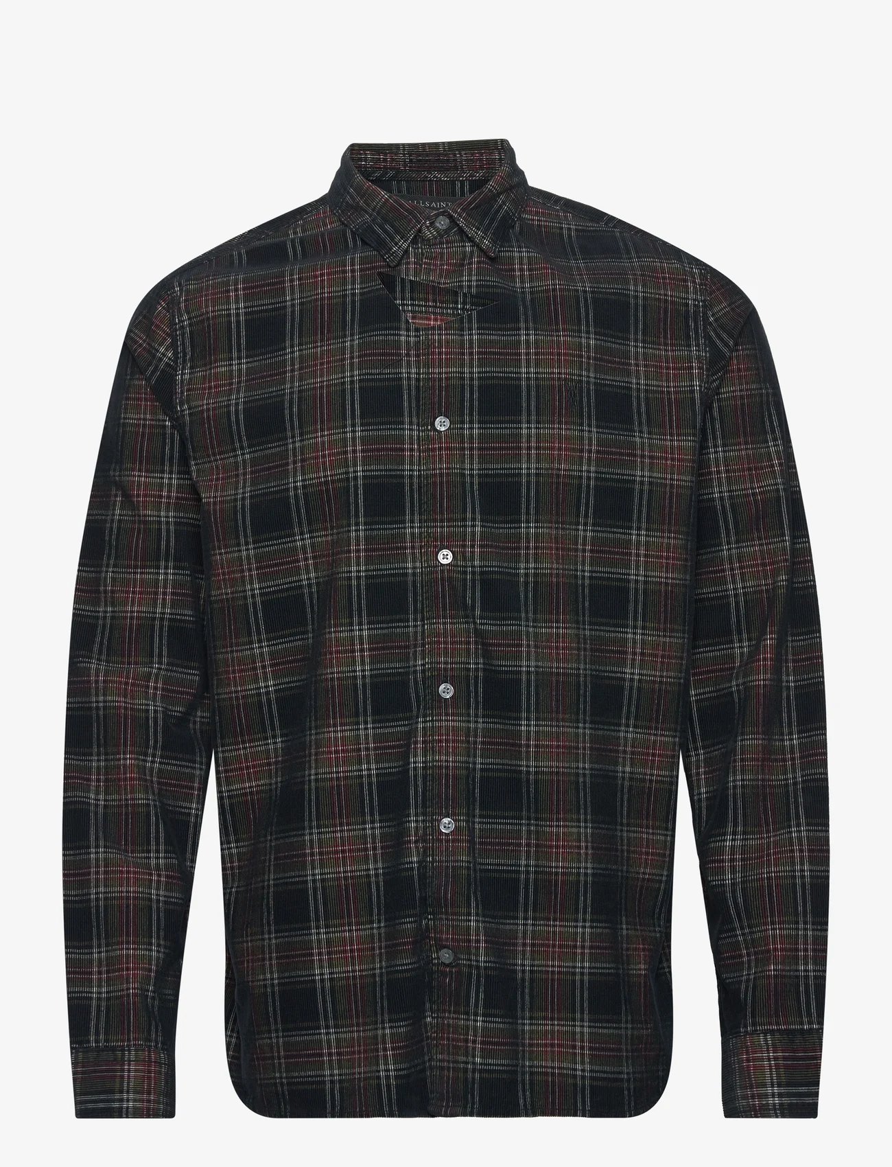 AllSaints - HERCULIS LS SHIRT - checkered shirts - jet black - 0