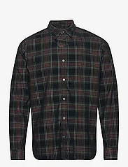 AllSaints - HERCULIS LS SHIRT - checkered shirts - jet black - 0