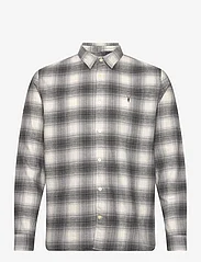 AllSaints - OMEGA LS SHIRT - languoti marškiniai - rock grey - 0