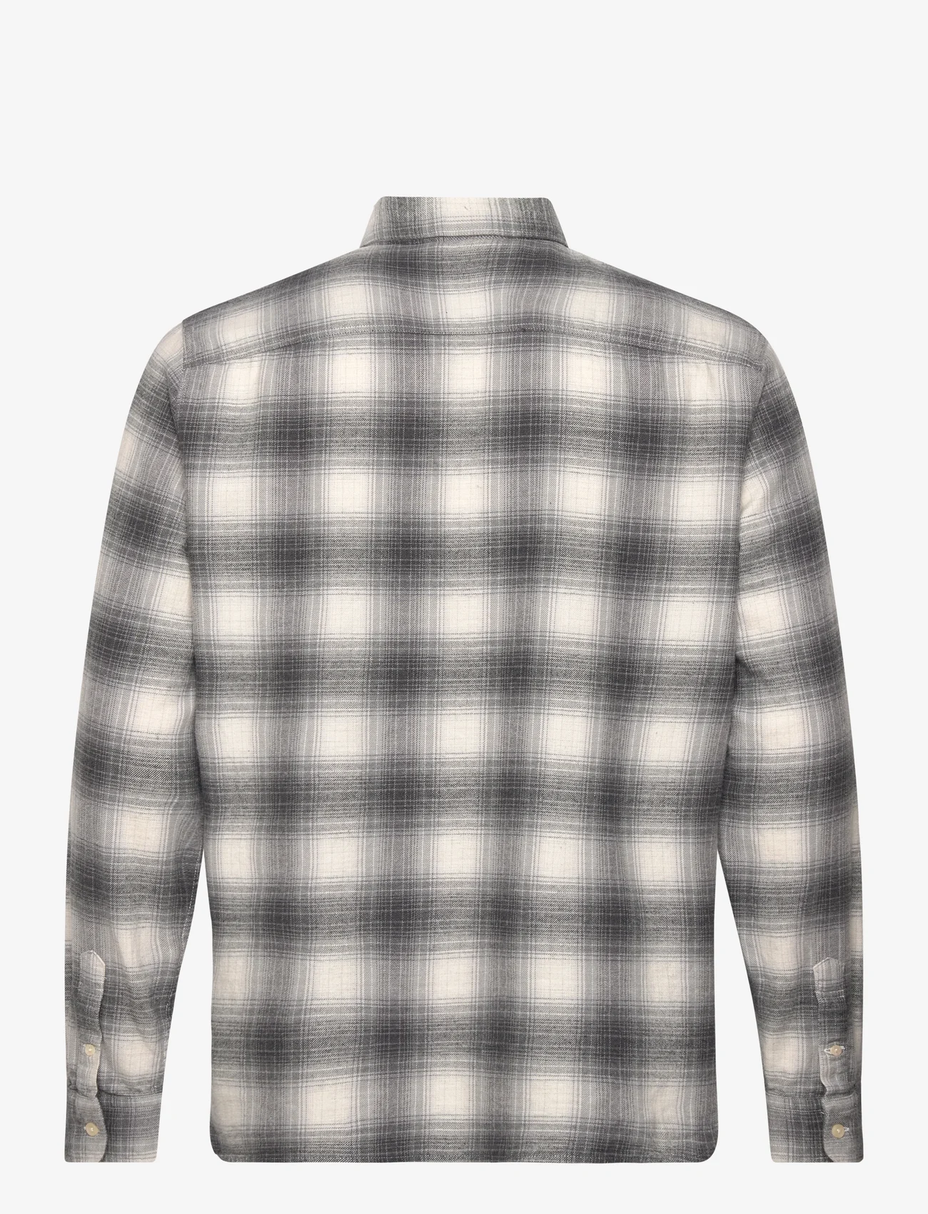 AllSaints - OMEGA LS SHIRT - rutede skjorter - rock grey - 1