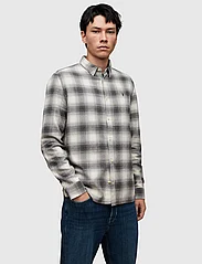 AllSaints - OMEGA LS SHIRT - ternede skjorter - rock grey - 4