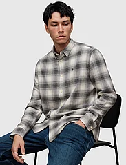 AllSaints - OMEGA LS SHIRT - checkered shirts - rock grey - 7