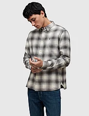AllSaints - OMEGA LS SHIRT - checkered shirts - rock grey - 9