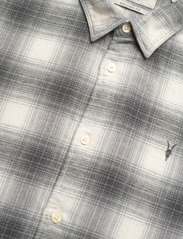 AllSaints - OMEGA LS SHIRT - rutede skjorter - rock grey - 3