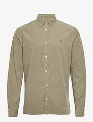 AllSaints - BIRCHWOOD LS SHIRT - corduroy shirts - dusty olive green - 0