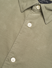 AllSaints - BIRCHWOOD LS SHIRT - velvetiniai marškiniai - dusty olive green - 3