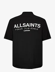 AllSaints - UNDERGROUND SS SHIRT - short-sleeved shirts - jet black/ecru - 1