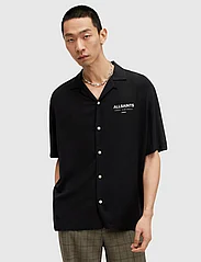 AllSaints - UNDERGROUND SS SHIRT - short-sleeved shirts - jet black/ecru - 4