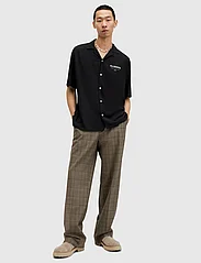 AllSaints - UNDERGROUND SS SHIRT - short-sleeved shirts - jet black/ecru - 6