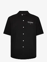 AllSaints - UNDERGROUND SS SHIRT - short-sleeved shirts - jet black/ecru - 2