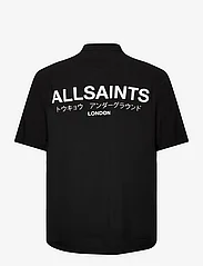 AllSaints - UNDERGROUND SS SHIRT - short-sleeved shirts - jet black/ecru - 3