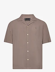 AllSaints - VENICE SS SHIRT - basic overhemden - chestnut brown - 0