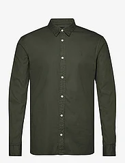AllSaints - HAWTHORNE LS SHIRT - basic overhemden - dark ivy green - 0