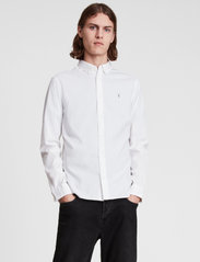 AllSaints - hawthorne ls shirt - basic shirts - white - 2