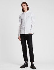 AllSaints - hawthorne ls shirt - basic shirts - white - 4