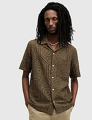 AllSaints - PUEBLO SS SHIRT - short-sleeved shirts - ash khaki green - 6