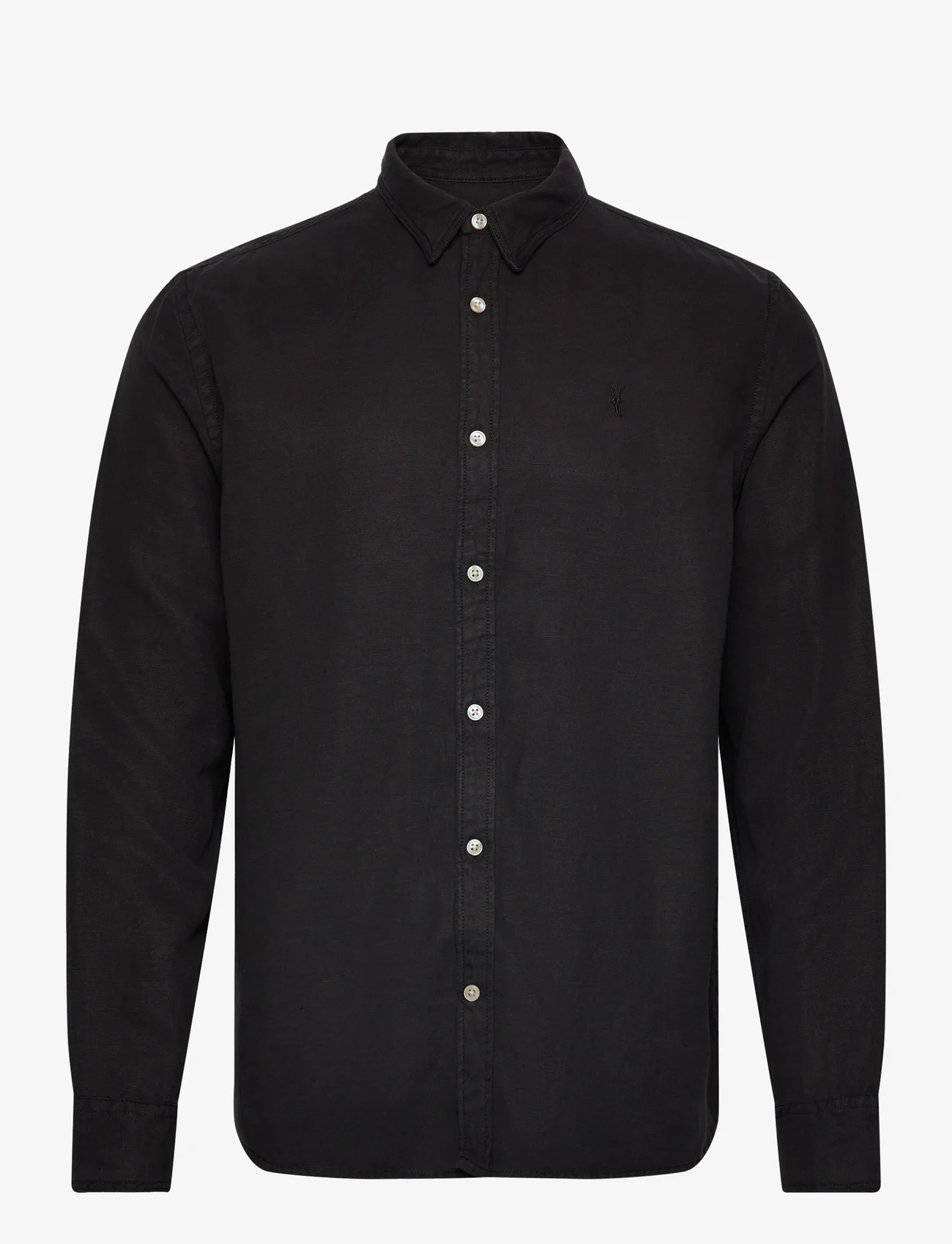 AllSaints - LAGUNA LS SHIRT - koszule casual - washed black - 0