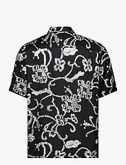 AllSaints - WEBS SS SHIRT - short-sleeved shirts - jet black - 1