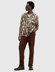 AllSaints - FIRED SS SHIRT - short-sleeved shirts - camel brown - 4