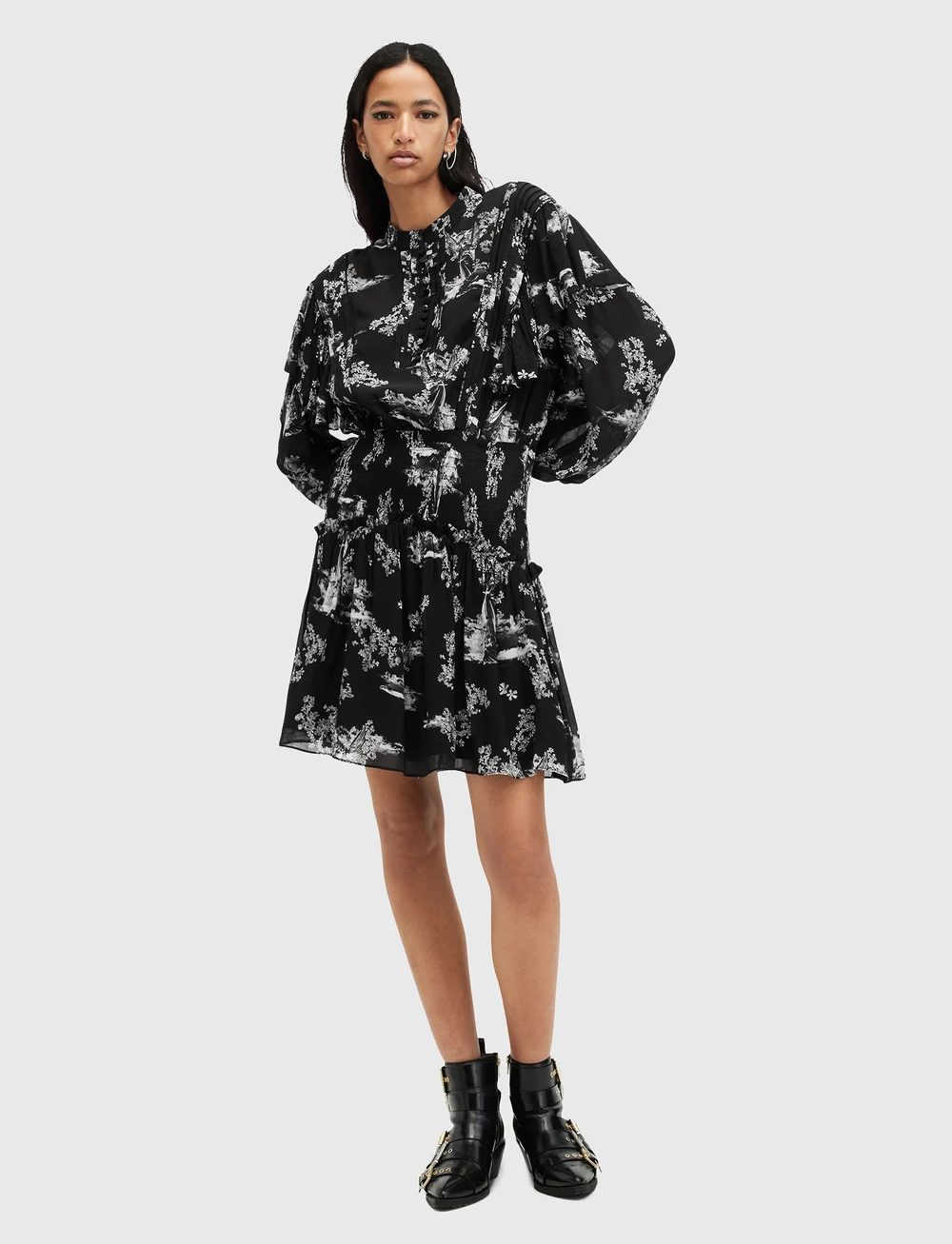 AllSaints - AUBREY DRESS - festklänningar - maria black - 4