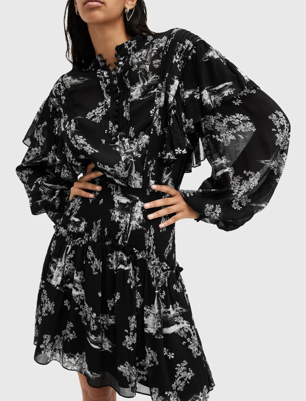 AllSaints - AUBREY DRESS - festklänningar - maria black - 5