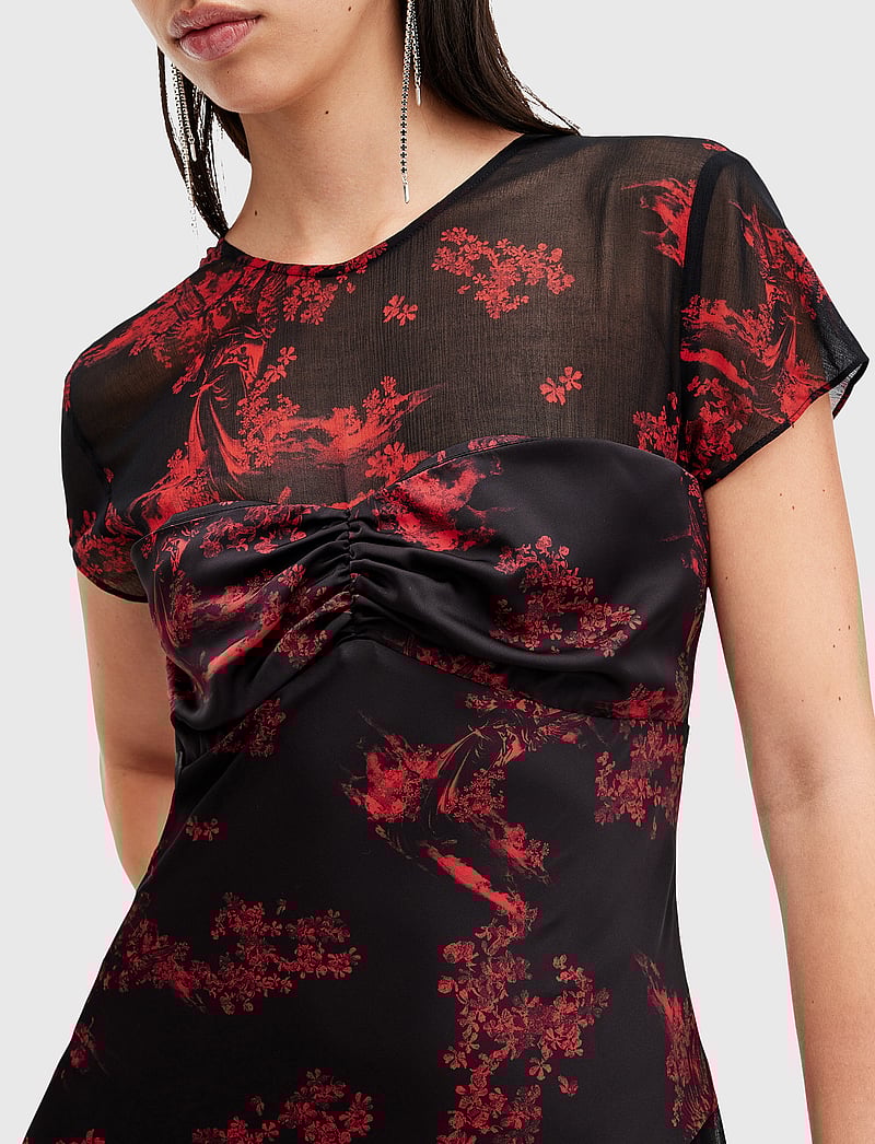 AllSaints - TASHA DRESS - t-shirtklänningar - maria siren red - 2