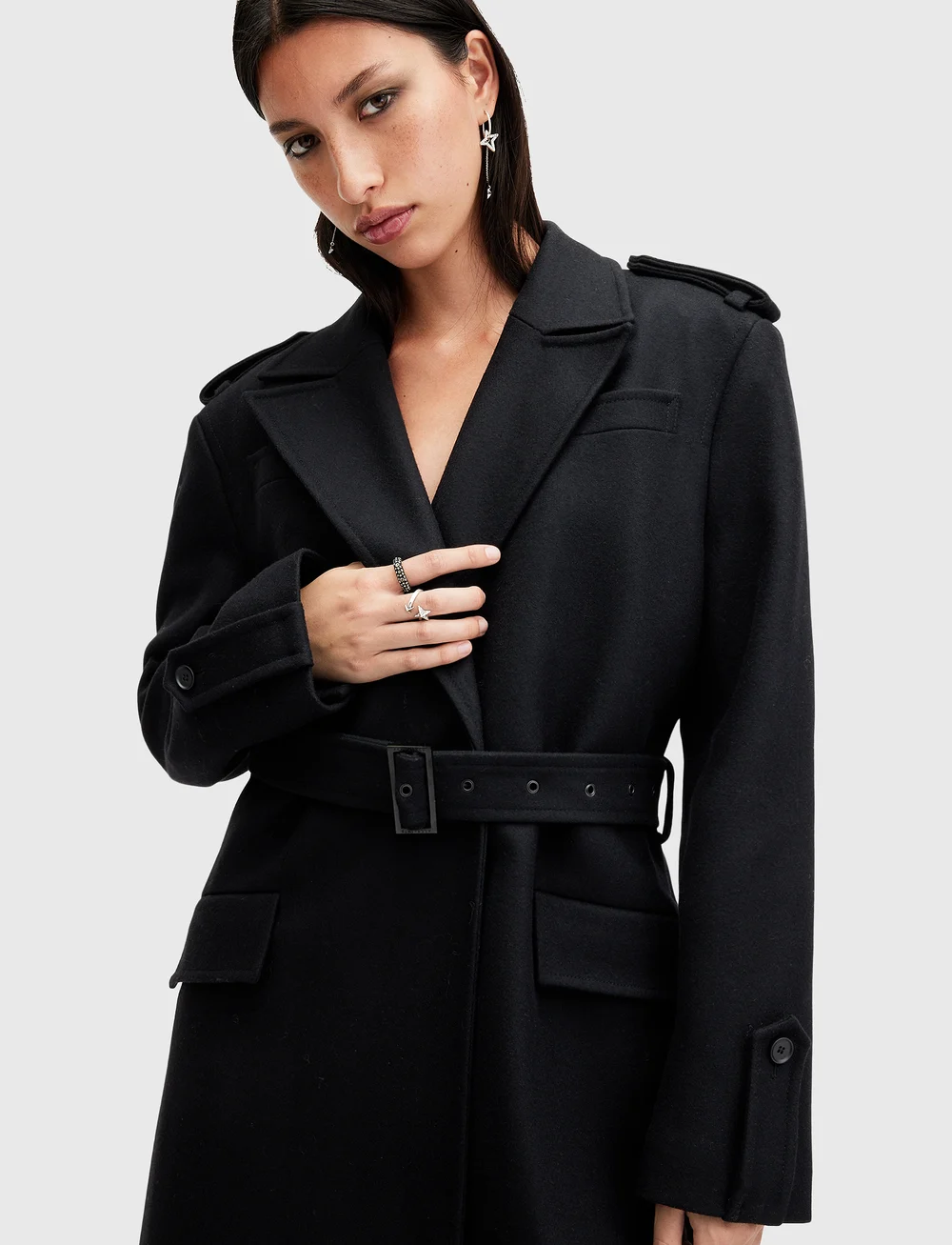 AllSaints Augusta Coat 315 Kaufen Sie Wintermantel von AllSaints online unter Boozt . Schnelle Lieferung und einfache Retouren