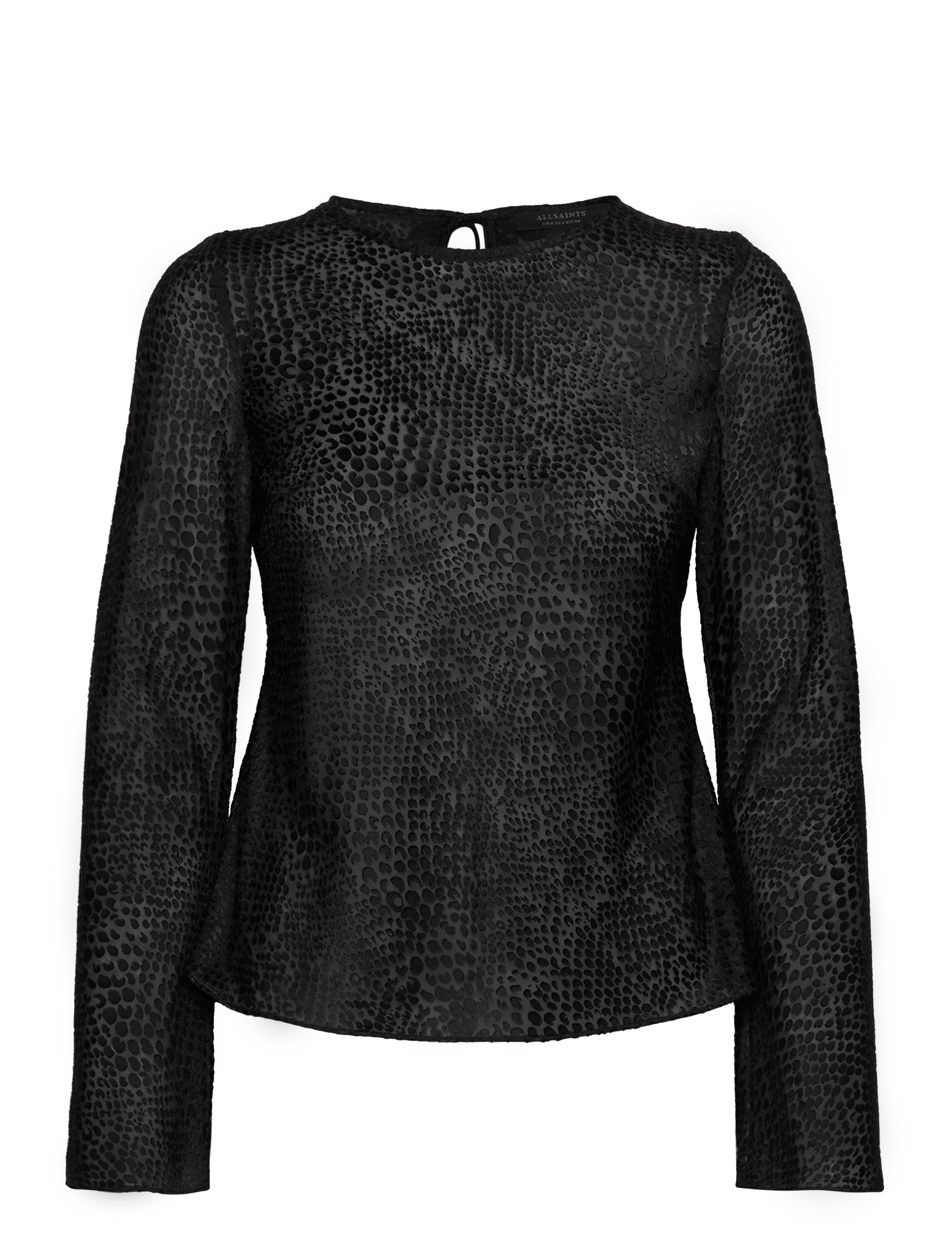 AllSaints JADA TOP - Kläder - BLACK / black