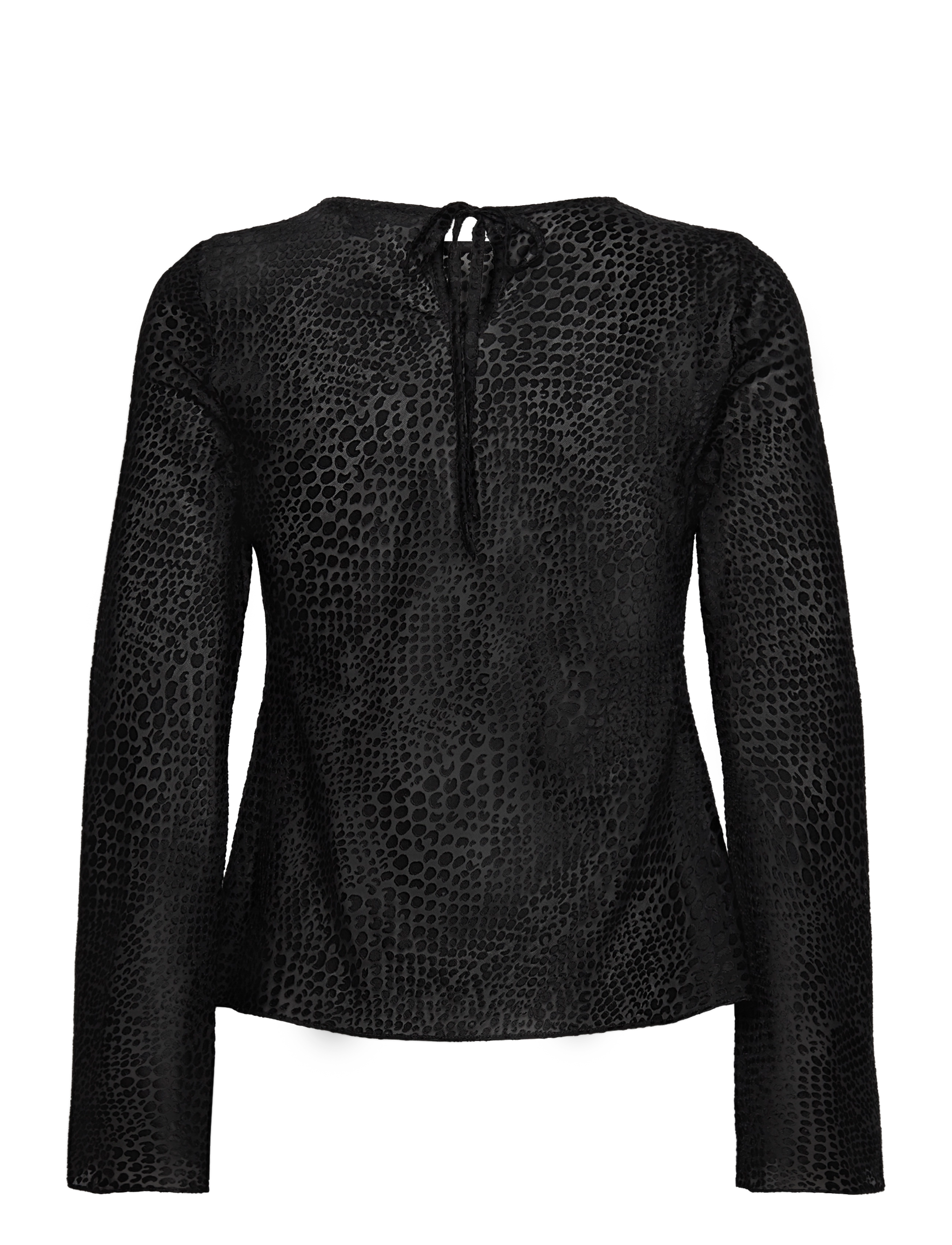 AllSaints - JADA TOP - långärmade toppar - black - 2