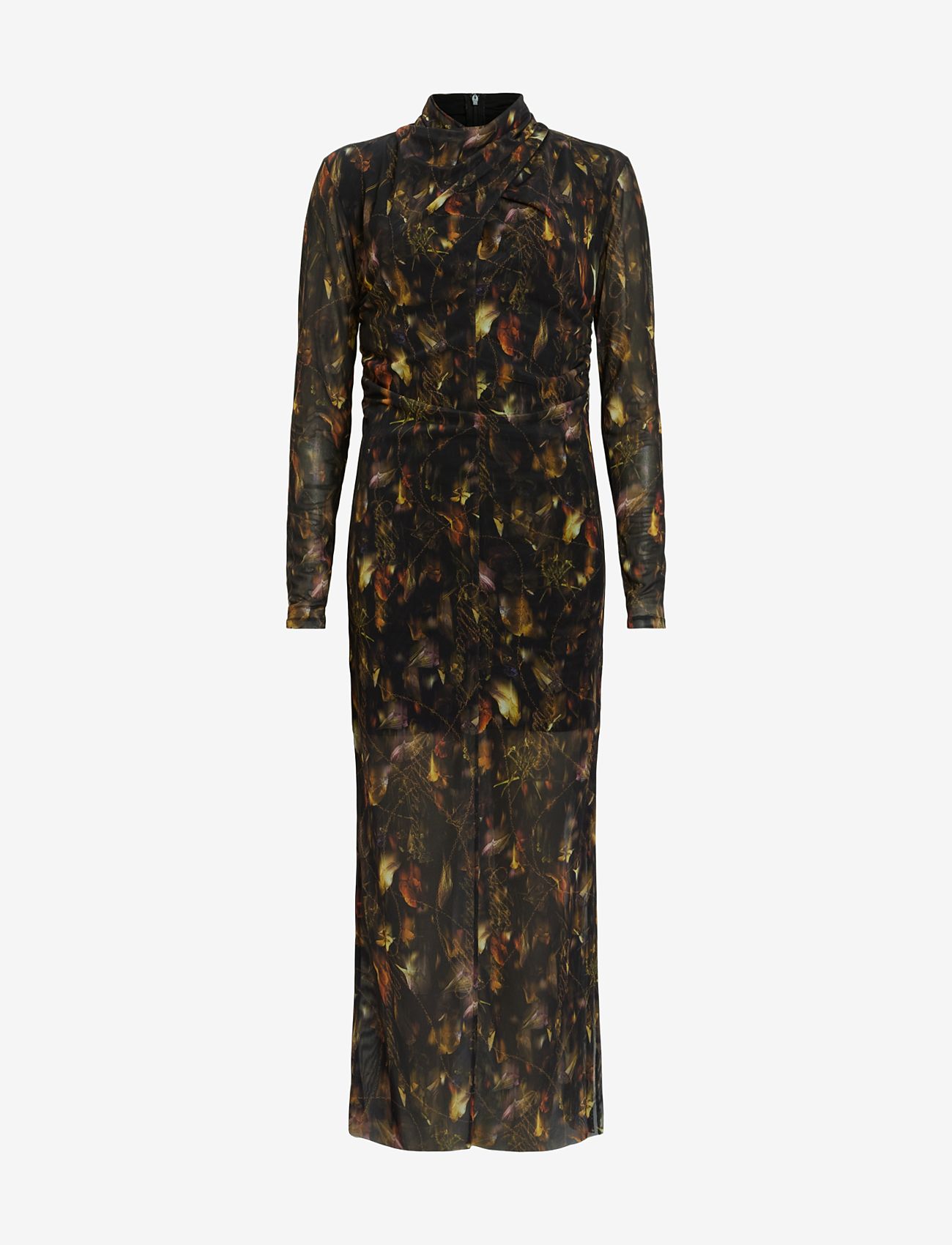 AllSaints - TIA MESH DRESS - festklänningar - kateri hazel brown - 1