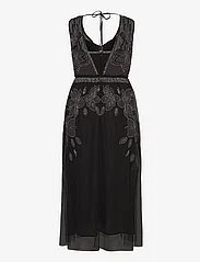 AllSaints - LAIA EMB DRESS - midi dresses - black - 1