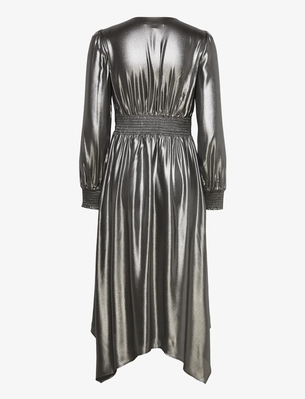 AllSaints Estelle Metallic Dress Midi dresses Boozt