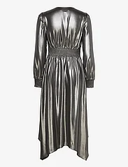 AllSaints - ESTELLE METALLIC DRESS - vakarėlių drabužiai išparduotuvių kainomis - gunmetal grey - 1