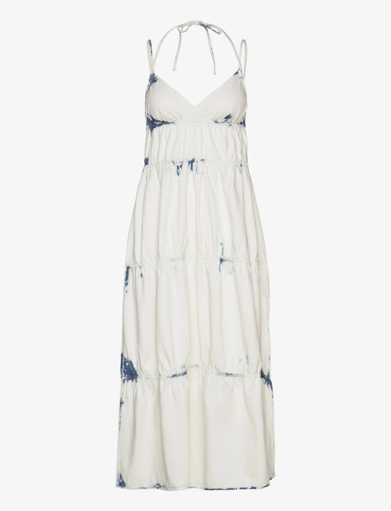 AllSaints - SULLI DENIM DRESS - zomerjurken - bleach white - 0