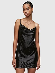 AllSaints - HADDI SEQUIN DRESS - ballīšu apģērbs par outlet cenām - black - 2