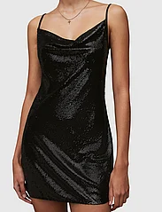 AllSaints - HADDI SEQUIN DRESS - feestelijke kleding voor outlet-prijzen - black - 6