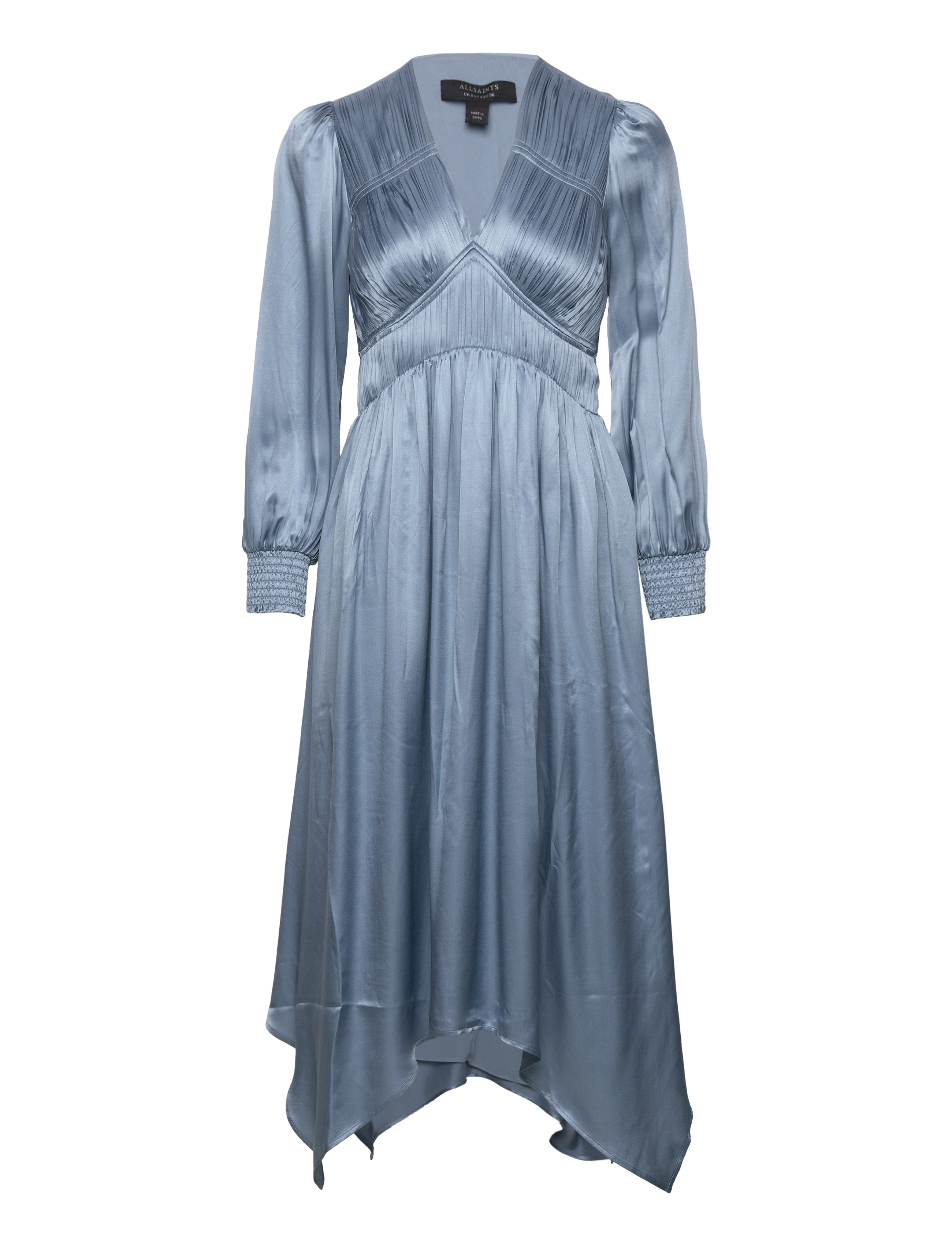 ALLSAINTS Estelle Kleid Blau - 38 - Damen