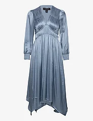 AllSaints - ESTELLE DRESS - midi dresses - blue slate - 0